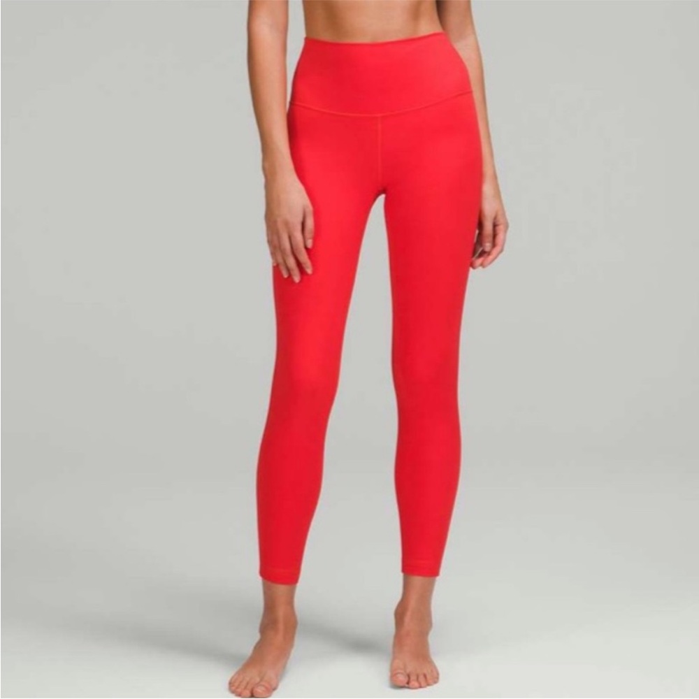 Lululemon Align High Rise Leggings 25” Carnation Red